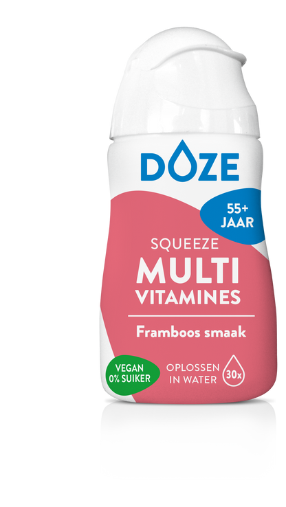 Multivitamines Framboos 55 jaar en ouder